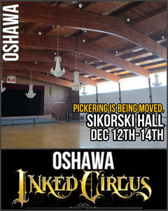 INKED CIRCUS TATTOO EXPO - OSHAWA (DEC 12-14th, 2025)