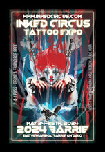 Load image into Gallery viewer, INKED CIRCUS TATTOO EXPO - BARRIE (May 24-26th, 2024)