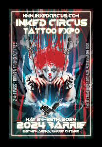 INKED CIRCUS TATTOO EXPO - BARRIE (May 24-26th, 2024)
