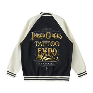 VARSITY FULL TOUR - Two Tone Raglan Sleeve Varsity Jacket