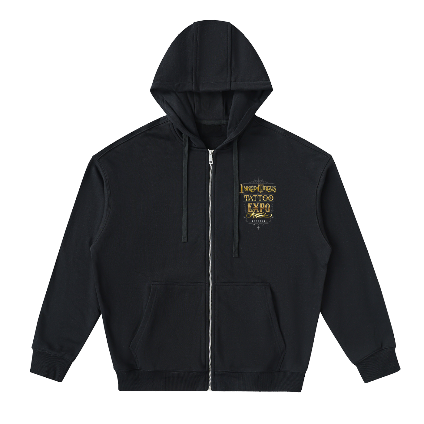 FULL ONTARIO TOUR - Drop-Shoulder Zip Up Hoodie