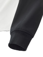 Load image into Gallery viewer, THE RAGLAN FT CROP - Raw-Hem Color-Block Raglan Crop Sweatshirt